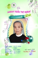 Maria Trần Thị Mạnh - 27.12.2008